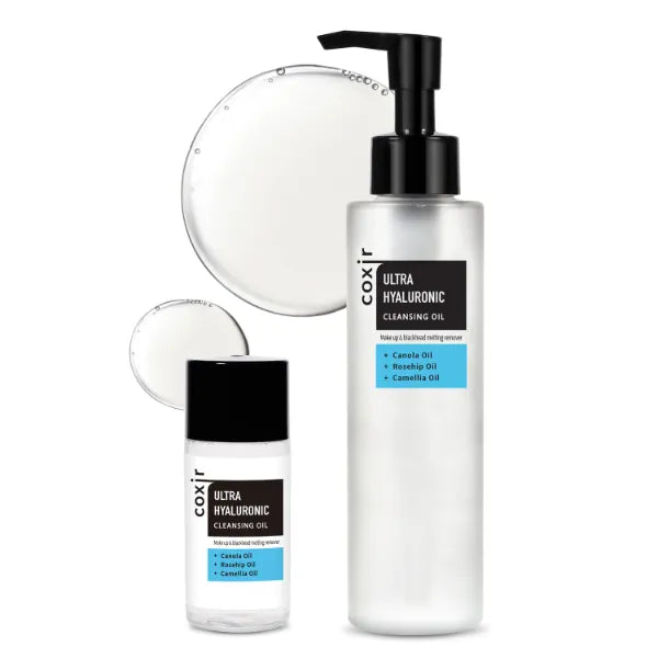 coxir Ultra Hyaluronic Cleansing Oil, Full + Travel Duo, 5.07 + 0.67 fl.ozcoxir Ultra Hyaluronic Cleansing Oil, Full + Travel Duo, 5.07 + 0.67 fl.oz