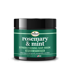 Difeel Rosemary and Mint Strengthening Hair Mask with Biotin 355ml - Strengthening Hair Mask, Rosemary Hair Treatment
