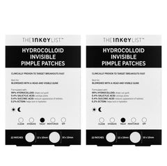 The Inky List Invisible Hydrocolloid Duo Pimple Patches - Clear