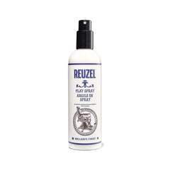 Reuzel Clay Hairspray For Men - Fragrance Free, Helps Control Frizz, Adds Texture And Definition, Helps Achieve Dry, Gritty, Lived-In Look - Flexible Hold Suitable For All Hair Types - 3.38 Oz