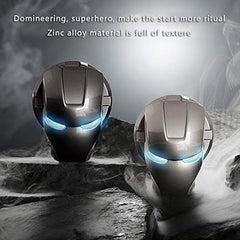 Showay Ring Cover Iron Man Car Interior Parts, Auto Engine Ignition Start Stop Button Replacement-Start Stop Trim Protector Key Ring Circle