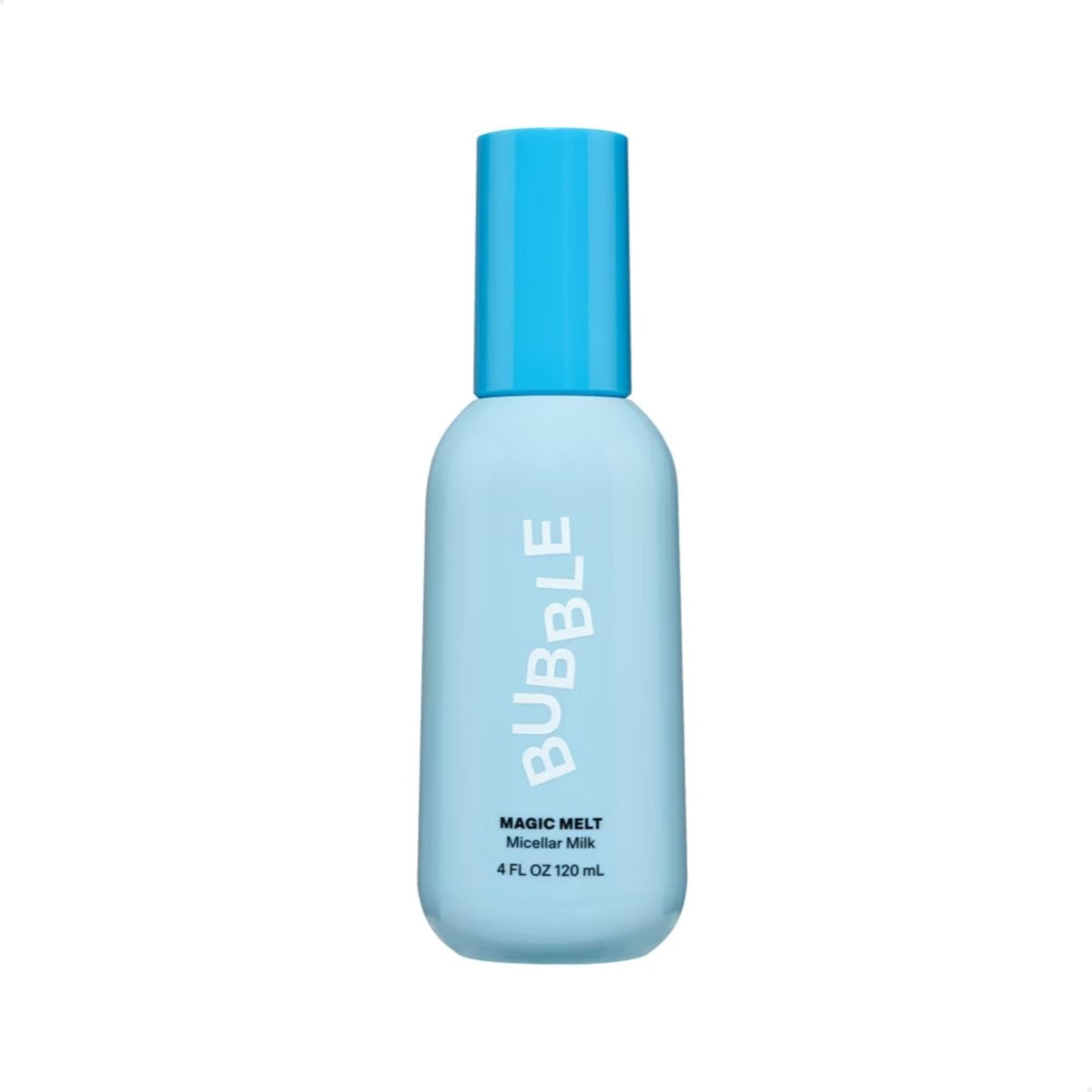 Bubble Skin Care Magic Melt Makeup Remover - Micellar Milk Eye Makeup Remover Enriched with Raspberry Seed Oil - Hydrating and Soothing Skin Care for Soft and Refreshed Skin (120ml)