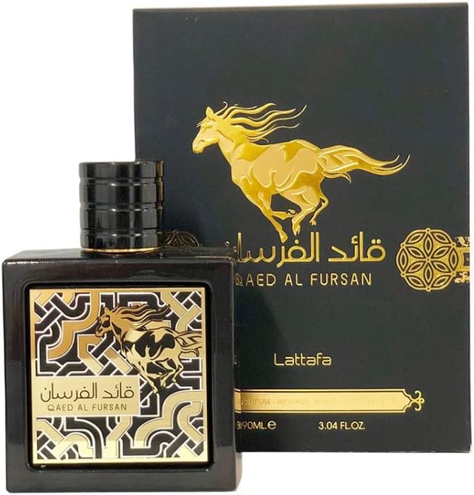 Lattafa Qaaed Al Fursan Perfume Long Lasting Imported Eau De Parfum for Men and Women 100 ml (Pack of 1)