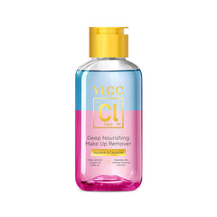VLCC Clinic Deep Nourishing Make Up Remover - 125ml | Biphasic Makeup Remover | Removes Up to 6 Layers of Makeup | Hydrating Makeup Remover | Removes Water Insoluble Makeup