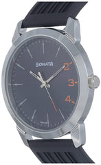 Sonata Blue Dial Analog watch For Men-NP77107SP05W