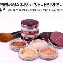 freshMinerals Mineral Loose Powder Foundation, Second Skin, 11 Gram