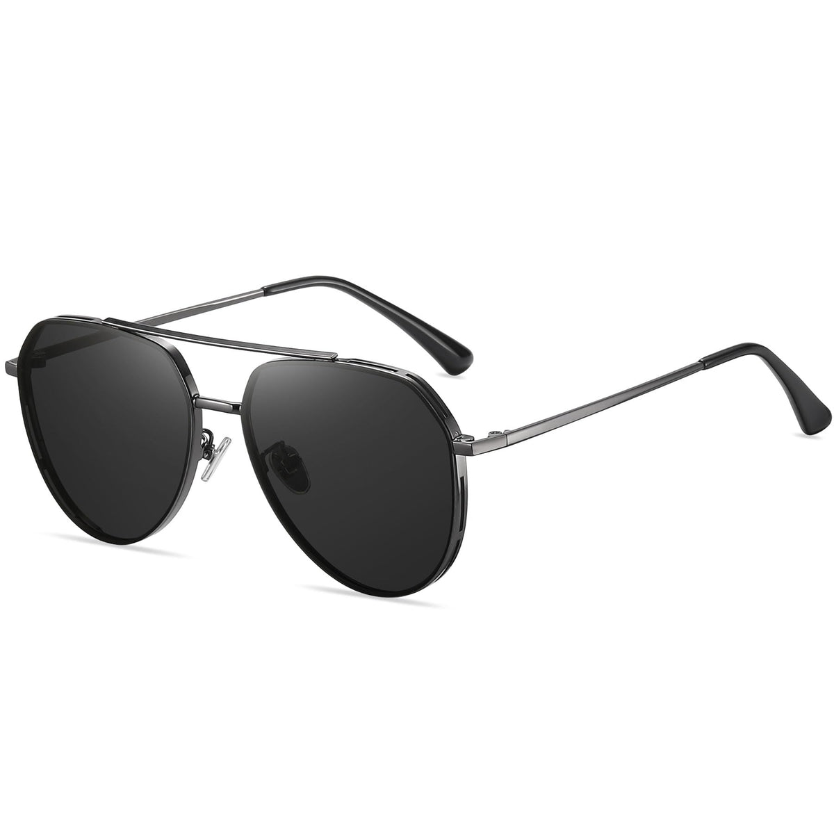 Joopin Sunglasses for Men Women, Polarized Classic Sun Glasses Metal Frame Nylon Lenses UV400 Protection