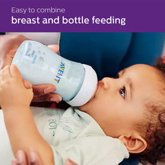 AVENT Philips Natural 2. 0 Blue Feeding Bottle 260ml SCF035/10