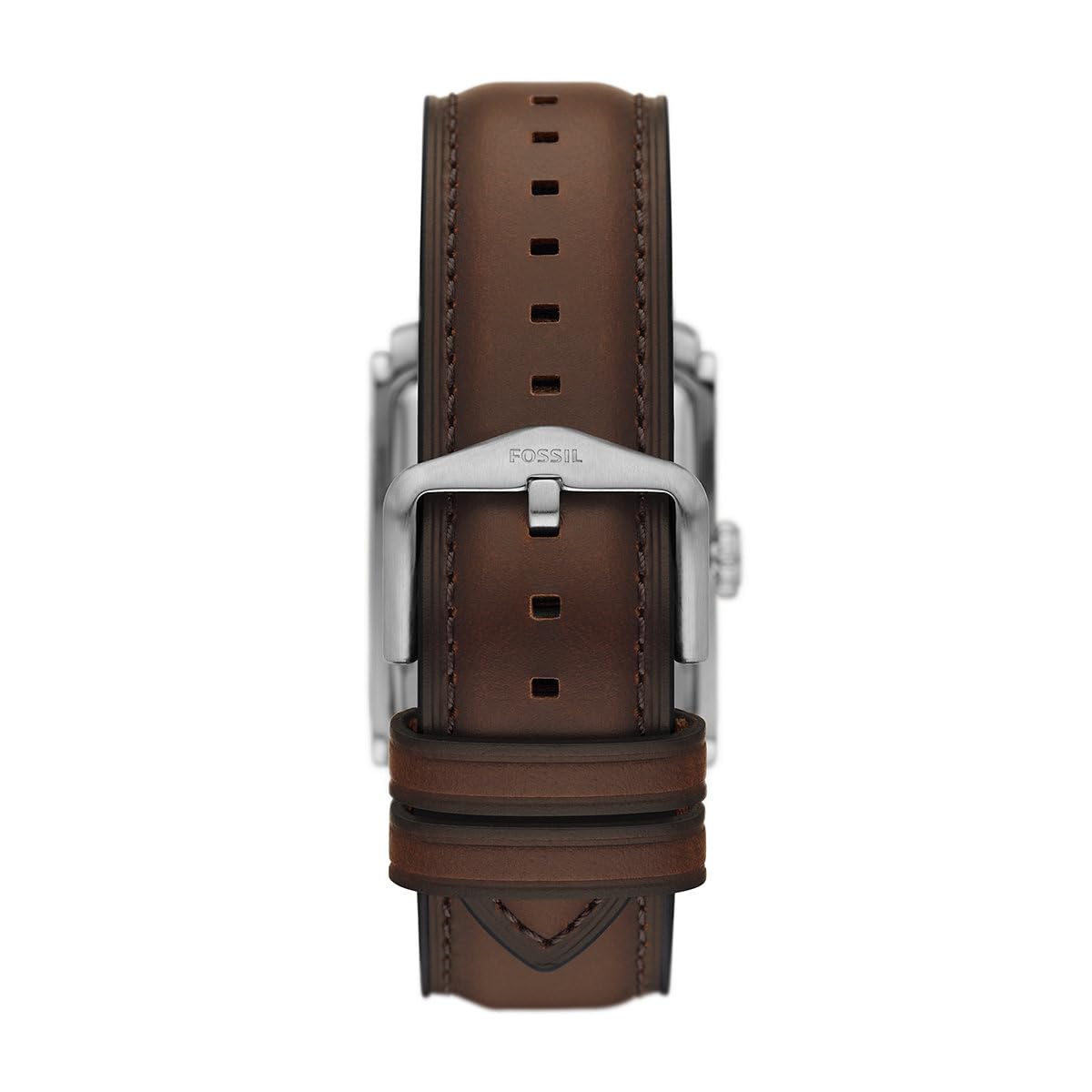 Fossil Carraway Three-Hand Brown Leather Watch - FS6012