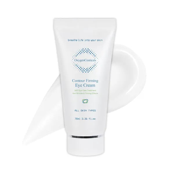 OxygenCeuticals Contour Firming Eye Cream – Hydrating & Firming Eye Cream for Puffiness, Dark Circles, Fine Lines & Wrinkles – Korean Skincare for Delicate Eye Area. 2.36 fl. oz (70ml)