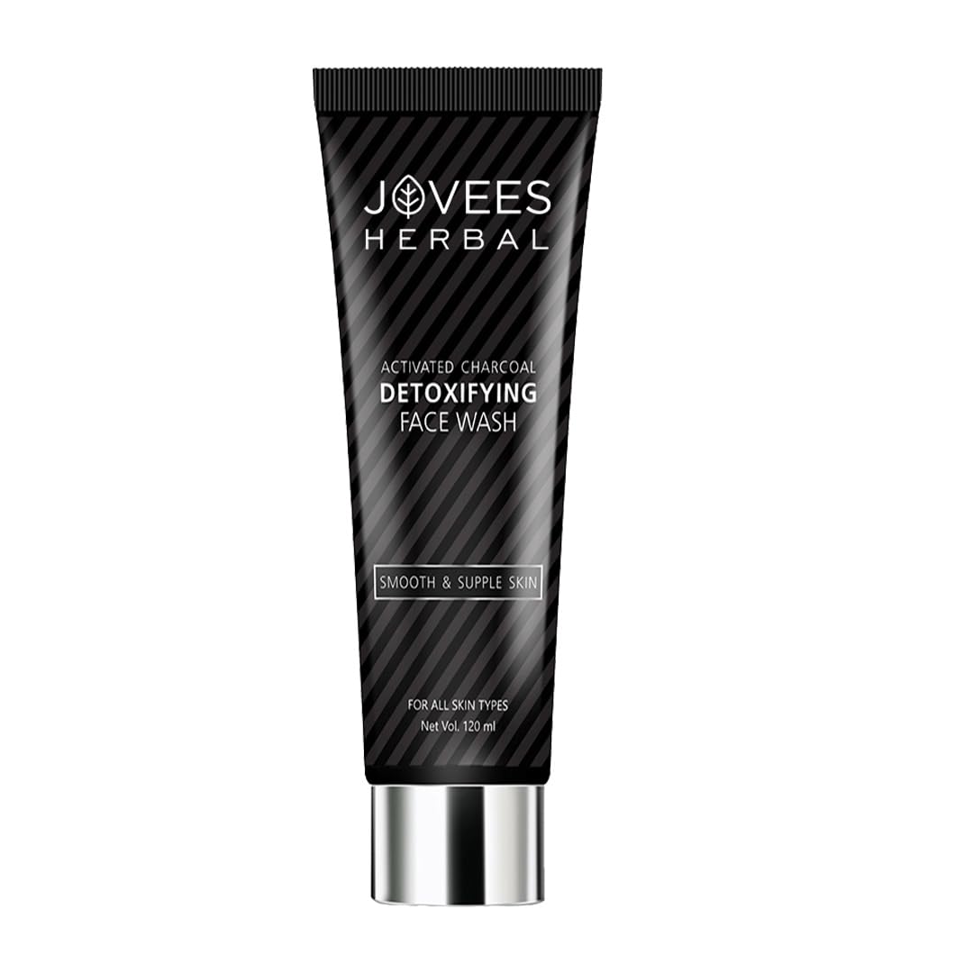 Jovees Activated Charcoal Detox Facial Wash, 120ml