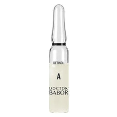 BABOR DOCTOR Renewal Ampoules, Serum Concentrate for Face, with Anti Ageing Effect, Finer and Smoother Skin, Encapsulated Retinol with Bakuchiol and Tripeptide, Vegan Formula, 7 x 2 ml