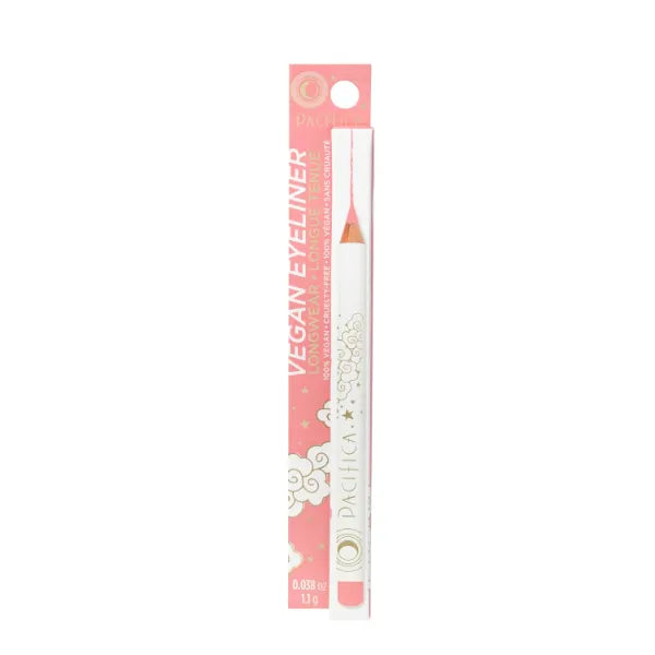 Pacifica Waterproof Eyeliner Pencil – Pastel Rose Pink Liner Longwear, Smudge-Proof, Eye Liner Eye Makeup Vegan & Cruelty-Free Ophthalmologist Tested