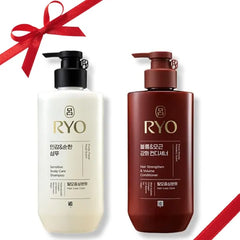 Ryo Sensitive Scalp Care Shampoo – Korean Ginseng & Caffeine, Soothing Relief, Anti Hair Loss & Strengthening Formula