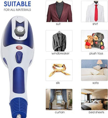 GStorm - Portable Garment Steamer, Portable Clothes Steamer Fabric Steamer Steam Cleaner For Clothes Dress Steamer Iron Steamer For Clothes Garment Steam Cleaner (Blue)