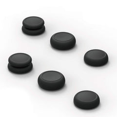 Skull & Co. Skin, CQC and FPS Thumb Grip Set Joystick Cap Analog Stick Cap for Nintendo Switch Joy-Con Controller (Black)