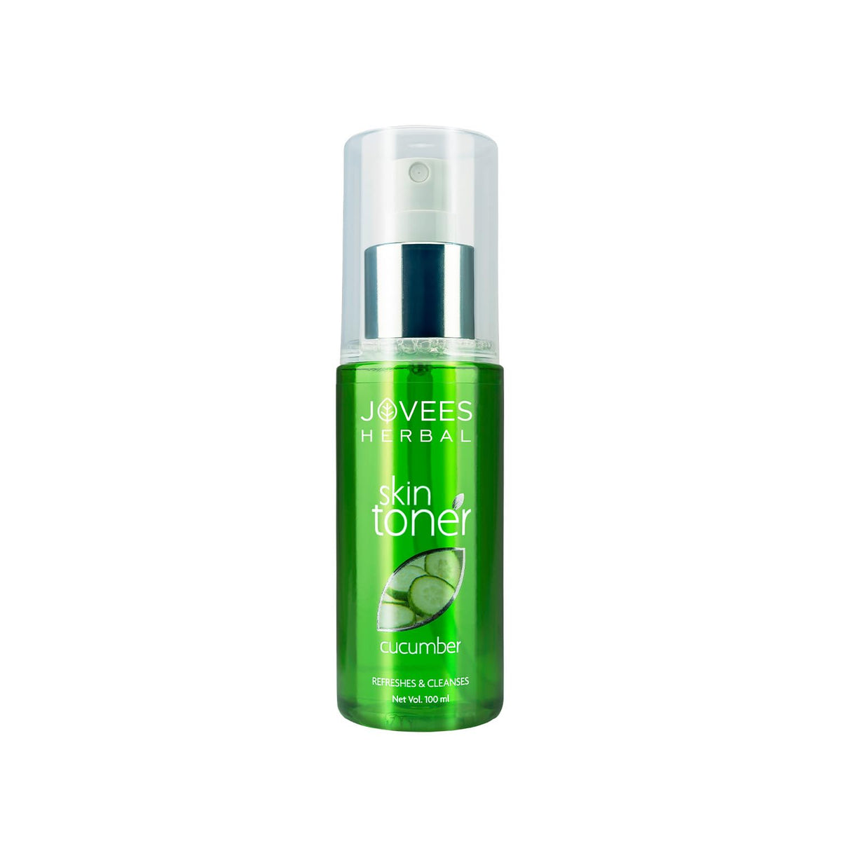 Jovees Cucumber Herbal Toner | Toner for Oily & Acne-Prone Skin | Hydrating & Pore Tightening Cleanser | 100% Natural | Paraben & Alcohol Free | 100ml