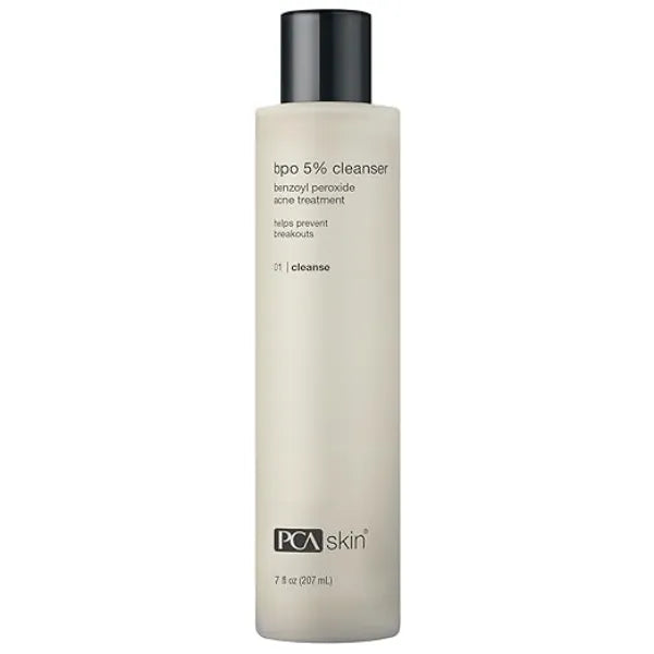 PCA SKIN 5% Benzoyl Peroxide Face Wash, Foaming Acne Facial Cleanser for Oily and Acne Prone Skin, Eliminates Existing Acne and Helps Prevent Future Breakouts, Cleanses and Calms, 7.0 Oz Bottle