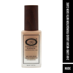 Fashion Colour 24HR Longwear Liquid Foundation - Full Coverage, Waterproof, Matte Finish, 30ml (Nude)