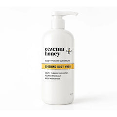 ECZEMA HONEY Soothing Body Wash - Daily Shower Gel & Eczema Treatment - Sensitive Skin Body Wash for Adults, Kids, & Babies - Body Cleanser for Eczema Relief (13 Oz)