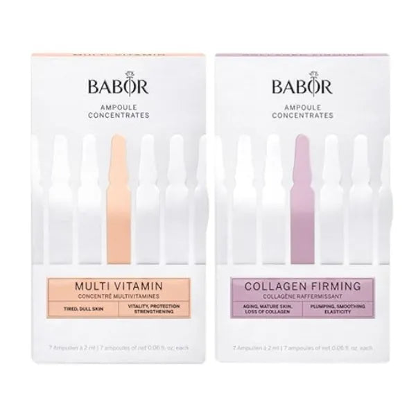 BABOR Multi Vitamin & Collagen Firming Ampoule Serum Concentrate Bundle