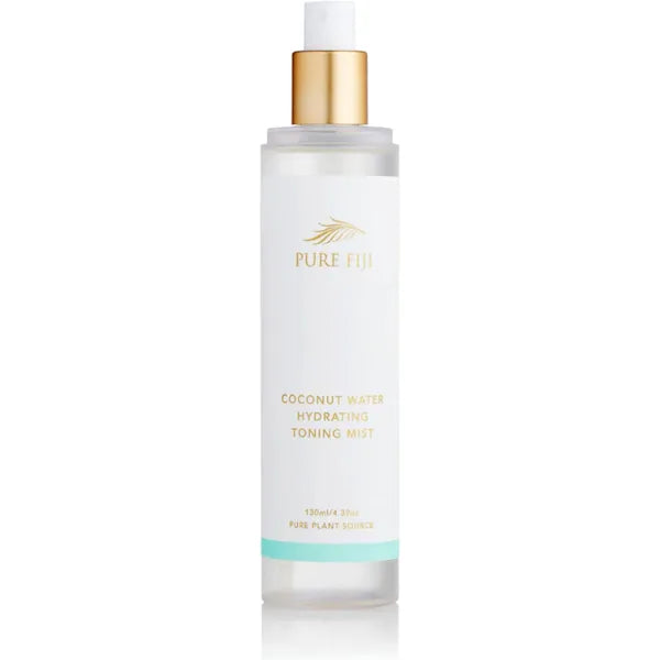 PURE FIJI Coconut Water Hydrating Toning Mist Refreshes, Soothes & Invigorates Skin, Face Mist Hydrating Spray Cruelty-Free for All Skin Types - 4.39 Oz