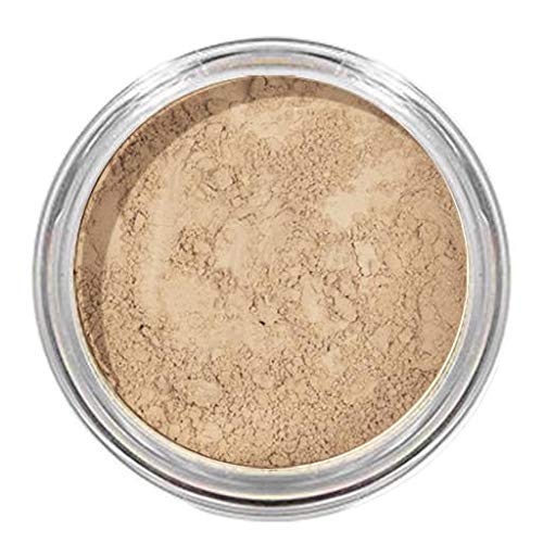 BaeBlu InstaFame Loose Mineral Foundation Powder, Full Coverage Matte With Natural SPF for Sensitive Skin, Seek