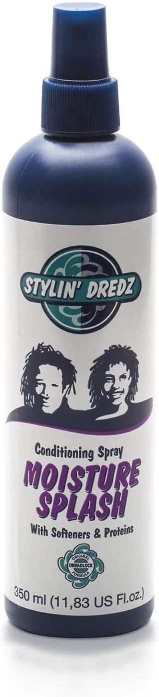 Stylin Dredz Moisture Splash Conditioning Braid Spray and Dreadlock Moisturiser Spray - 350ml (Single)