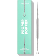 I DEW CARE Dual-Tip Pimple Tool Proper Popper Blackhead Remover, Blemish Exfoliating, Professional Acne Squeezer, Comedone Zit Extractor for Women, 2in1 Stainless Steel Lancet, 1ea