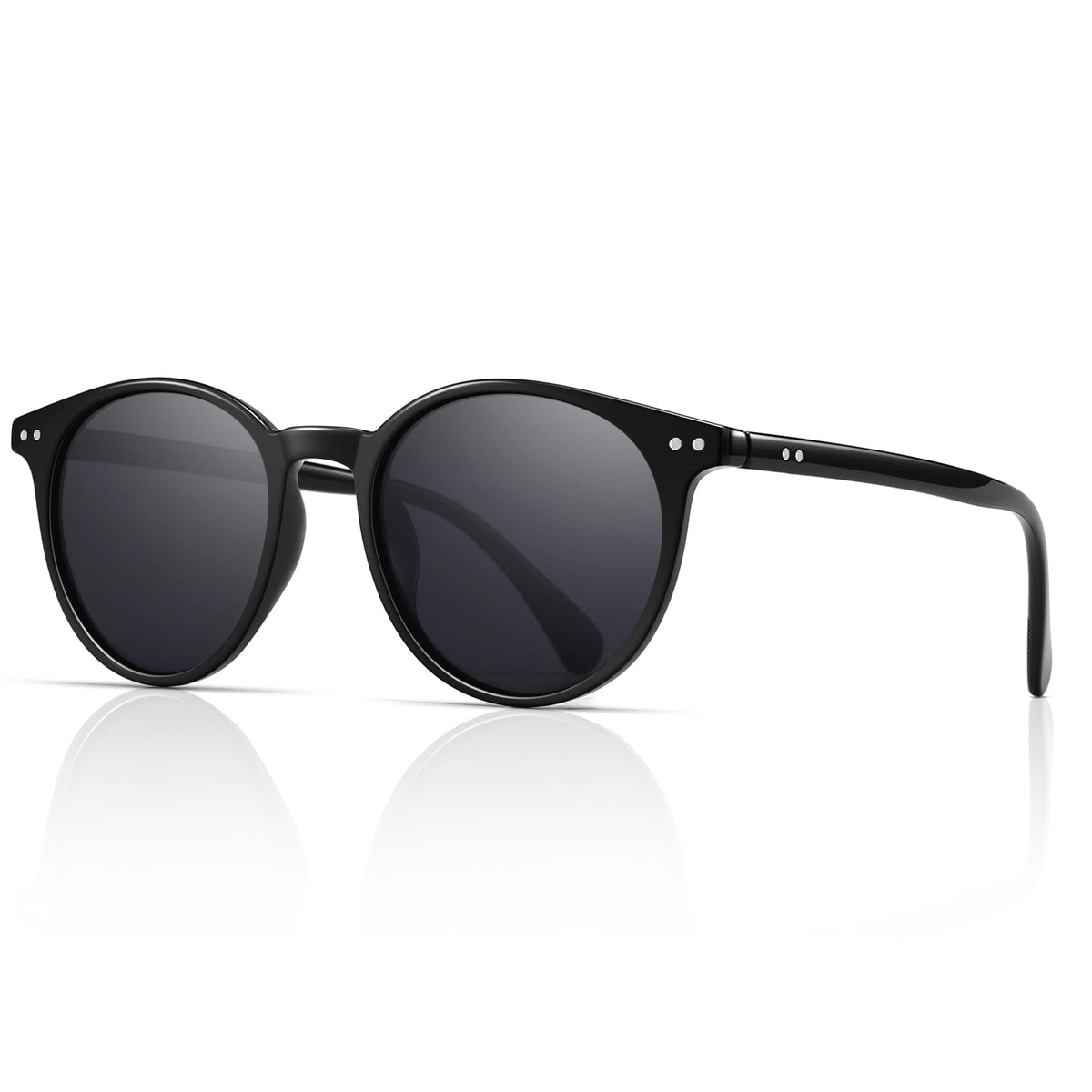SUNGAIT Women's Classic Vintage Round Polarized Sunglasses Retro Style UV400 SGT166