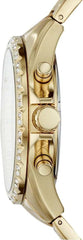 Fossil WOMENS MODERN COURIER STAINLESS STEEL WATCH BQ3378, GOLD