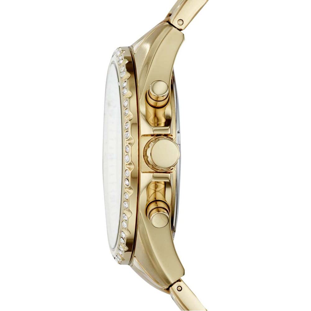 Fossil WOMENS MODERN COURIER STAINLESS STEEL WATCH BQ3378, GOLD