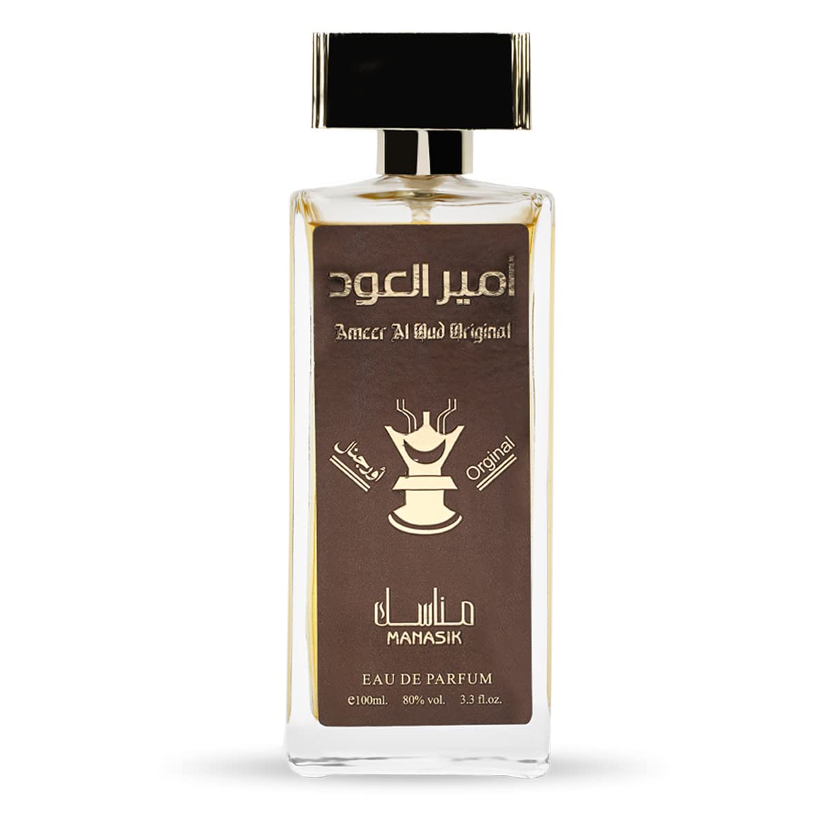Ameer Al Oud Original Long Lasting 100Ml Men Liquid Perfume , Floral, Aromatic & Sweet, Soothing Fragrance