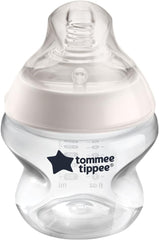 Tommee Tippee Closer to Nature Baby Bottle, Slow-Flow Breast-Like Teat with Anti-Colic Valve, 260ml, Pack of 1, Pip the Panda