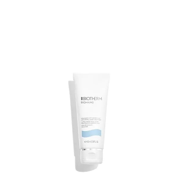 Biotherm Biomains Age delaying Cream For Hands & Nails, Hand Cream, Smoothes And Softens Hand Skin For Younger Looking Hands, Powered By Biotech Plankton, Vitamin E And Panthenol, 3.4 Fl. Oz.