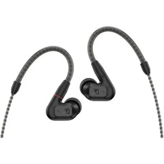 Sennheiser Consumer Audio IE 200 In-Ear Audiophile Headphones - TrueResponse Transducers for Neutral Sound, Impactful Bass, Detachable Braided Cable with Flexible Ear Hooks - Black