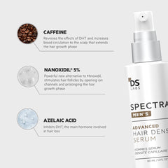 DS Labs Spectral.DNC-N Hair Thickening Serum, Strengthening, Supports Density, Minimize Shedding, Color Safe, 60mL (Set of 3)