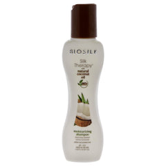 Biosilk Silk Therapy with Organic Coconut Oil Moisturizing Shampoo for Unisex - 2.26 oz