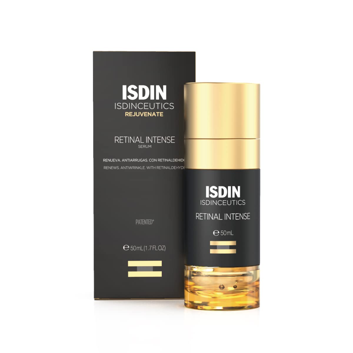 ISDIN ISDINCEUTICS Retinal Intense Serum, Reduces deep wrinkles and improves skin firmness- 50ml