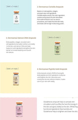 Dermamax Professional Serum, Premium Booster Treatment, for skin care 10 Vials | all skin,Anti-aging,Anti-wrinkle,shiny,Moisturising |ideal with Microneedling Dermaroller| (10 * 8ml) | Made in Korea
