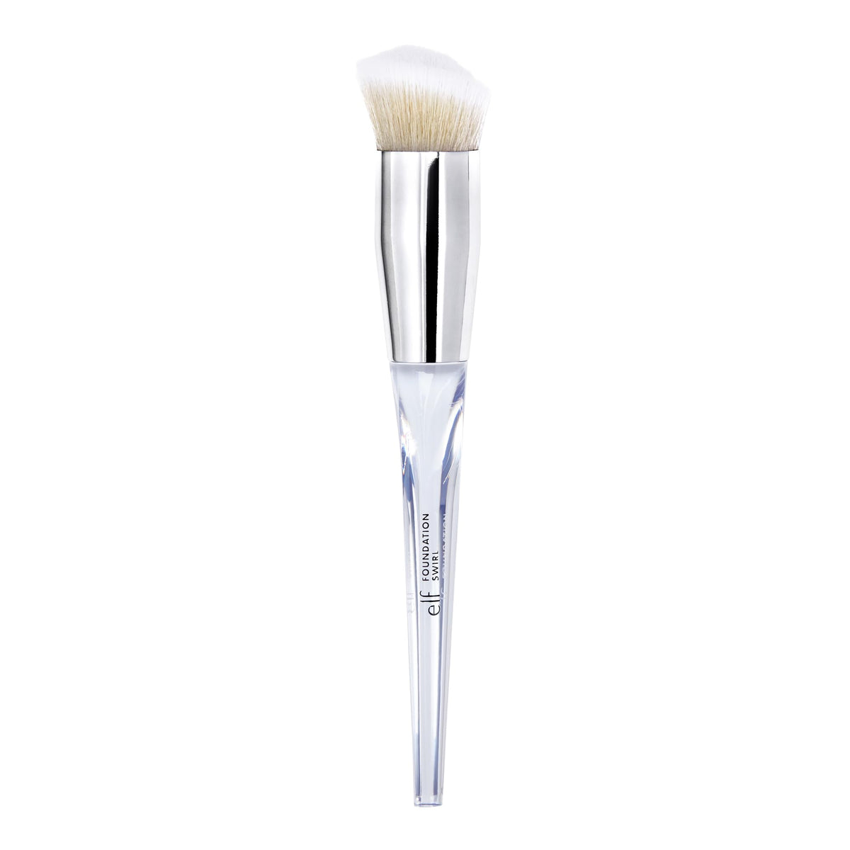 e.l.f. Precision Foundation Swirl Brush, Soft, Synthetic, Dense, Versatile, Blends, Corrects, Conceals, Smooths, Easy To Clean (85323)