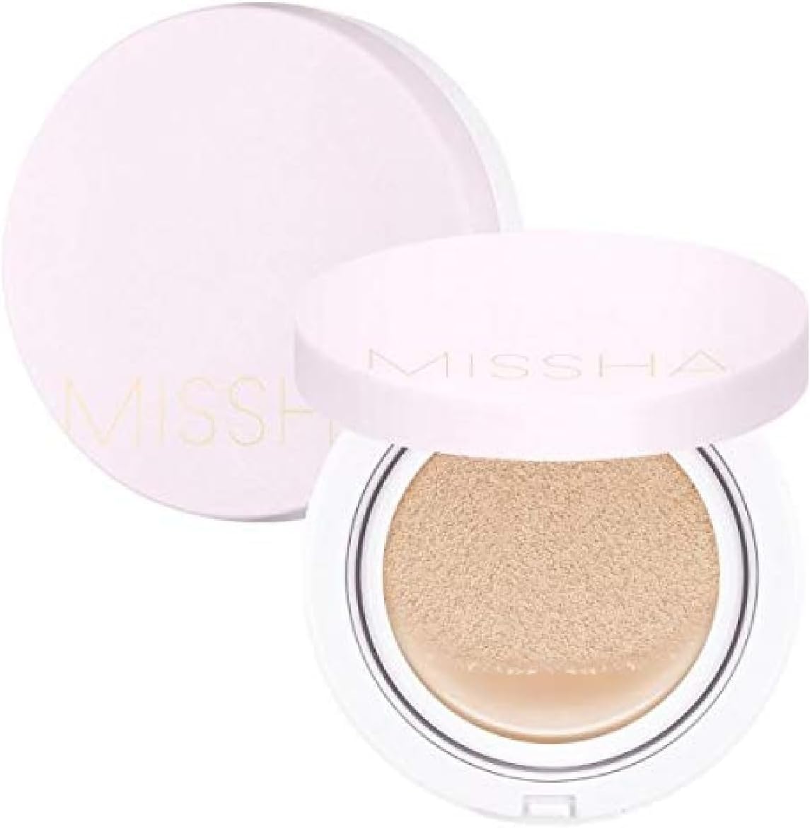 Missha Magic Cushion Cover Lasting Foundation SPF50+/PA+++, 21 Light Beige 15 g, 8809581449282