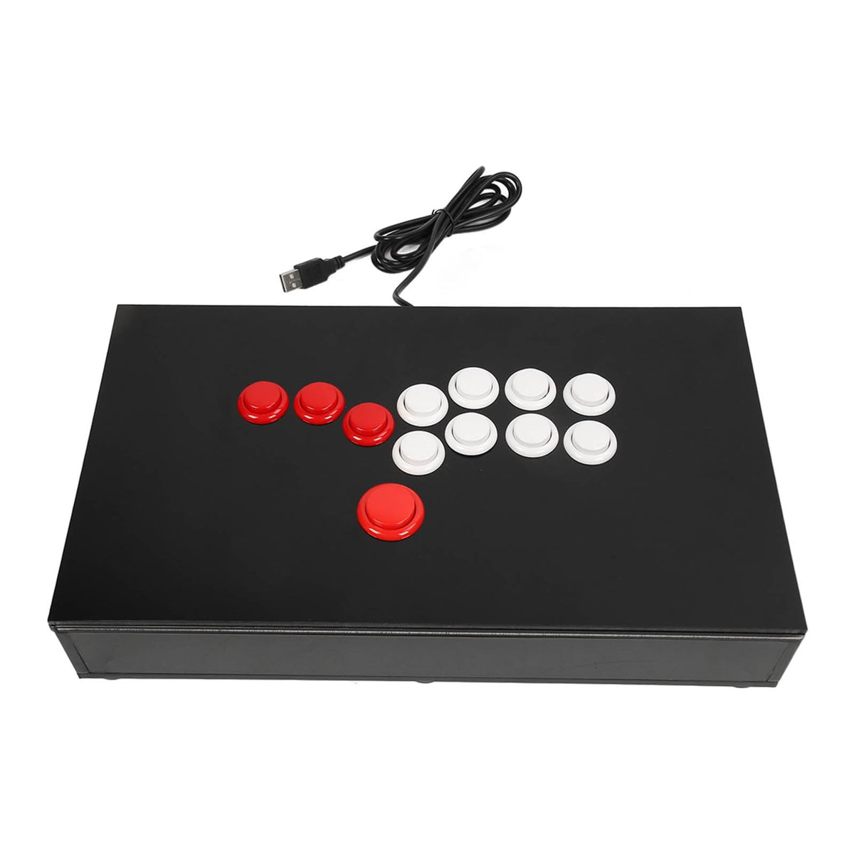 Cryfokt Fight Stick Joystick, PC Video Game Controller Keyboard Keys Sensitive Movement Buttons Compatible with PC, PS3, RPi and SWITCH