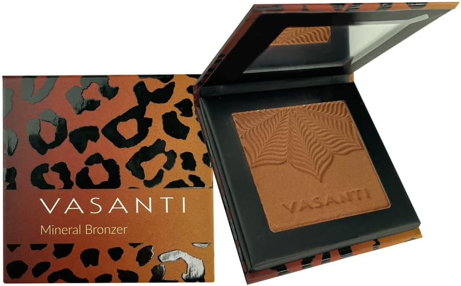 Mineral Bronzer By VASANTI - Talc-Free Bronzer - Nourish And Boost Your Complexion With Our Anti-Aging Bronzer - Get Glowing Skin Now