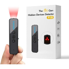 Abyliee Upgraded Hidden Camera Detector - AI-Powered Anti-Spy Device, GPS Tracker & Bug Detector, Portable RF Signal Scanner for Hotels, Travel, Home & Office (Black)
