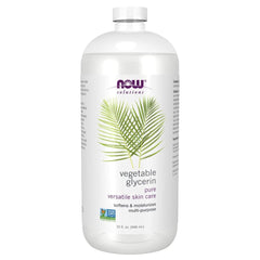 NOW Solutions, Vegetable Glycerin, 100% Pure, Versatile Skin Care, Softening and Moisturizing, 32-Ounce, 32 Fl Oz (Pack of 1)