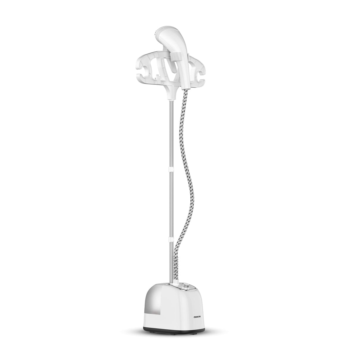 Nikai 1800W Garment Steamer with Ironing Board, Thermostat Protection, Adjustable Telescopic Pole, Suit Hanger, 2L Water Tank Capacity, 45 Sec Preheat, 2 Systems Levels, 50 Min Steam - NGS266A