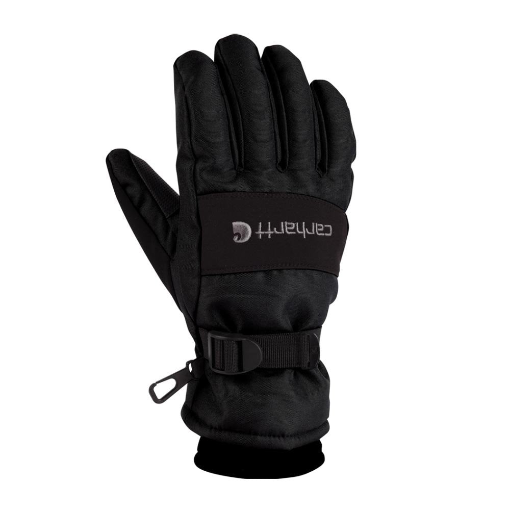 Carhartt Men's WP Waterproof Insulated Glove Cold Weather Gloves - Black