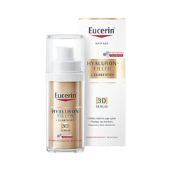 Eucerin Hyaluron-Filler + Elasticity 3D Serum 30ml, Anti-Ageing Face Serum for Refined, Youthful Skin, Advanced Skincare Serum with Hyaluronic Acid and Thiamidol