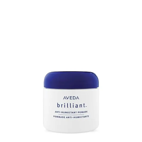 Aveda Brilliant Anti Humectant Pomade Helps Prevent Frizz & Flyaways Protects Against Humidity for Curly & Coily Hair Types, 2.5 Ounce